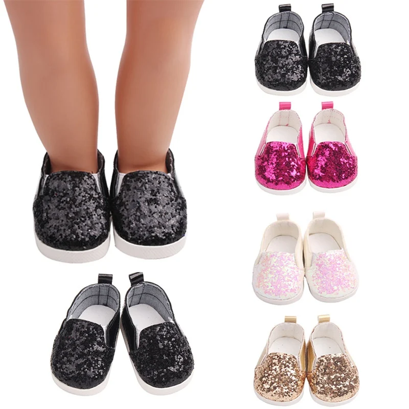2Pcs/Pair Glitter Shoes for Dolls Sequins Dress Shoe For 18 Inch Doll Dress Clothes Accessories
2Pcs/Pair Glitter Shoes for Dolls Sequins Dress Shoe For 18 Inch Doll Dress Clothes Accessories