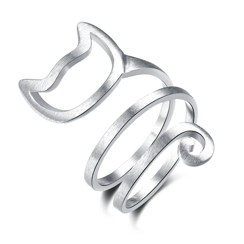JEXXI High Quality Cute Animal Cat Open Rings For Women 925 Sterling Silver Jewelry Birthday Party Finger Ring Accessory
JEXXI High Quality Cute Animal Cat Open Rings For Women 925 Sterling Silver Jewelry Birthday Party Finger Ring Accessory