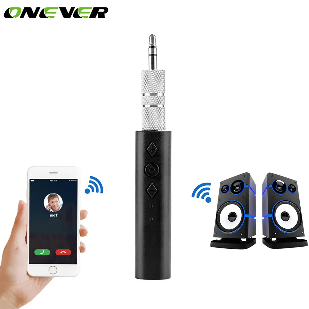 Onever Car Universal 3.5mm Jack Bluetooth Car Kit Music Audio Receiver Adapter Auto AUX Streaming A2DP For Speaker Headphone Car
Onever Car Universal 3.5mm Jack Bluetooth Car Kit Music Audio Receiver Adapter Auto AUX Streaming A2DP For Speaker Headphone Car