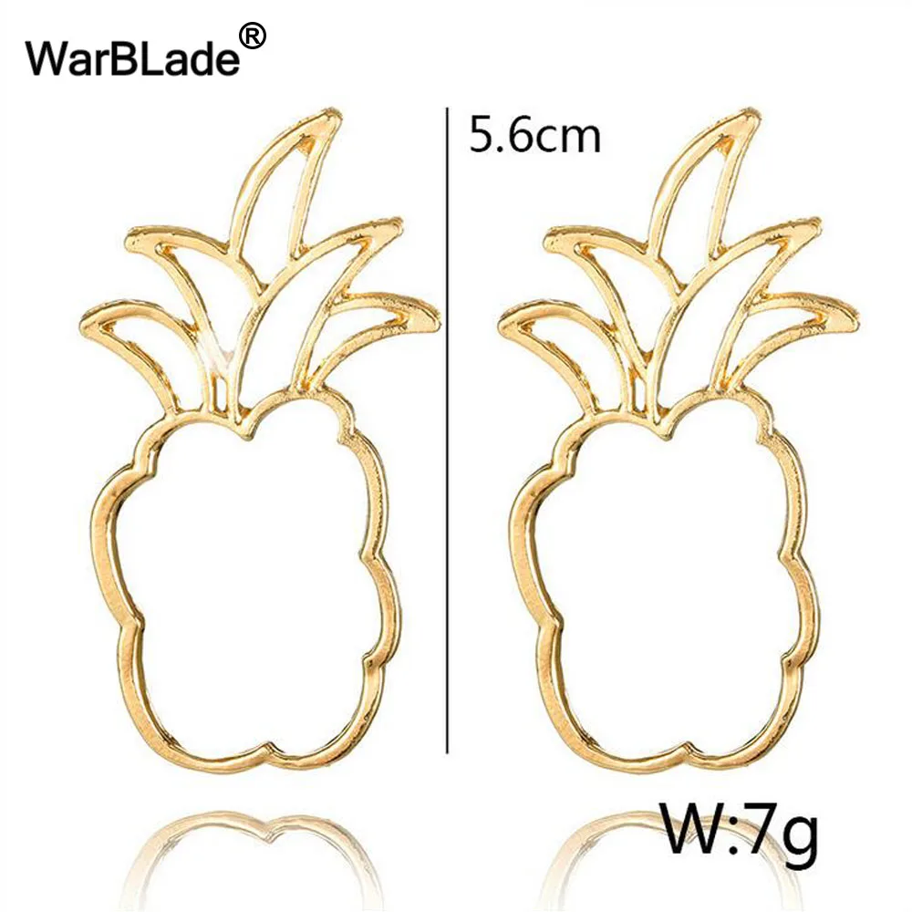WarBLade Charming Cute Pineapple Stud Earrings Summer Style Gold Hollow Pineapple Earring For Women Party Jewelry Accessories
WarBLade Charming Cute Pineapple Stud Earrings Summer Style Gold Hollow Pineapple Earring For Women Party Jewelry Accessories