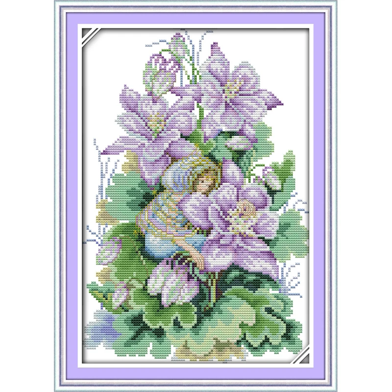 Joy Sunday A magnolia spirit Chinese cross stitch kits Ecological cotton stamped printed 14 11CT DIY wedding decoration for home
Joy Sunday A magnolia spirit Chinese cross stitch kits Ecological cotton stamped printed 14 11CT DIY wedding decoration for home