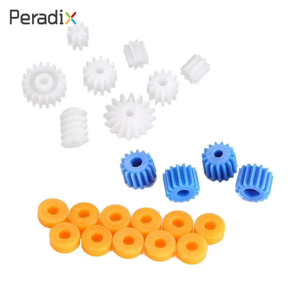 Gears DIY Spindle Motor Gear Worm Pulley Multiple DIY Durable 16PCS Kits Car Model Premium Robot
Gears DIY Spindle Motor Gear Worm Pulley Multiple DIY Durable 16PCS Kits Car Model Premium Robot