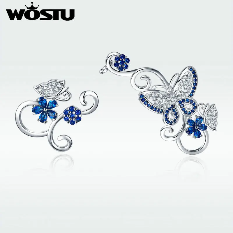 WOSTU Fashion Dancing Butterfly Flower Stud Earrings For Women Zircon Vintage Earrings Style Luxury Wedding Jewelry FFE157
WOSTU Fashion Dancing Butterfly Flower Stud Earrings For Women Zircon Vintage Earrings Style Luxury Wedding Jewelry FFE157