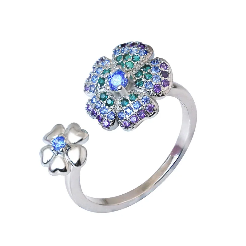 MOONROCY Silver Color CZ Crystal Rings Multicolor Cubic Zirconia Open Ring for Women Girls Gift Dropshipping Jewelry Wholesale
MOONROCY Silver Color CZ Crystal Rings Multicolor Cubic Zirconia Open Ring for Women Girls Gift Dropshipping Jewelry Wholesale