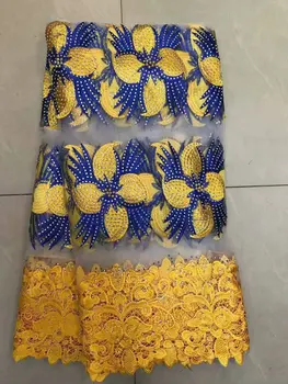 African Lace Fabric 2019 High Quality French Lace Fabric with Sequins net Tulle Embroidered 5 yards For Woman Wedding Dress A218
African Lace Fabric 2019 High Quality French Lace Fabric with Sequins net Tulle Embroidered 5 yards For Woman Wedding Dress A218