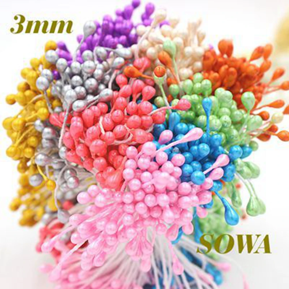 Free Shipping Artical Flower 850pcs/Lot 1/3/5mm Multicolor Double Heads Flower Pistil Stamen For Wedding Decoration DIY
Free Shipping Artical Flower 850pcs/Lot 1/3/5mm Multicolor Double Heads Flower Pistil Stamen For Wedding Decoration DIY