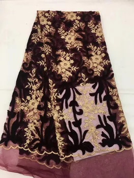 high grade african net tulle lace fabric newest design velvet lace fabric for women party dress 5yards TS7277
high grade african net tulle lace fabric newest design velvet lace fabric for women party dress 5yards TS7277