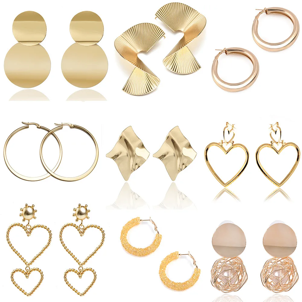 2019 Fashion Statement Earrings Big Geometric earrings For Women Hanging Dangle Earrings Drop Earing modern Jewelry Wholesale
2019 Fashion Statement Earrings Big Geometric earrings For Women Hanging Dangle Earrings Drop Earing modern Jewelry Wholesale