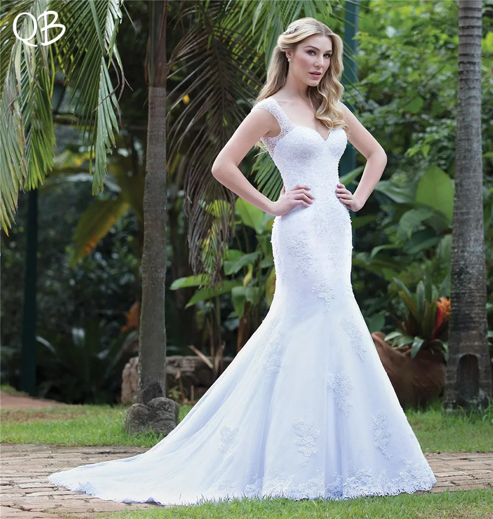 Custom Made Vestidos de Novia Sexy Luxury Mermaid Tulle Lace Crystal Sequins Wedding Dress 2019 New Fashion Wedding Gowns SD04
Custom Made Vestidos de Novia Sexy Luxury Mermaid Tulle Lace Crystal Sequins Wedding Dress 2019 New Fashion Wedding Gowns SD04