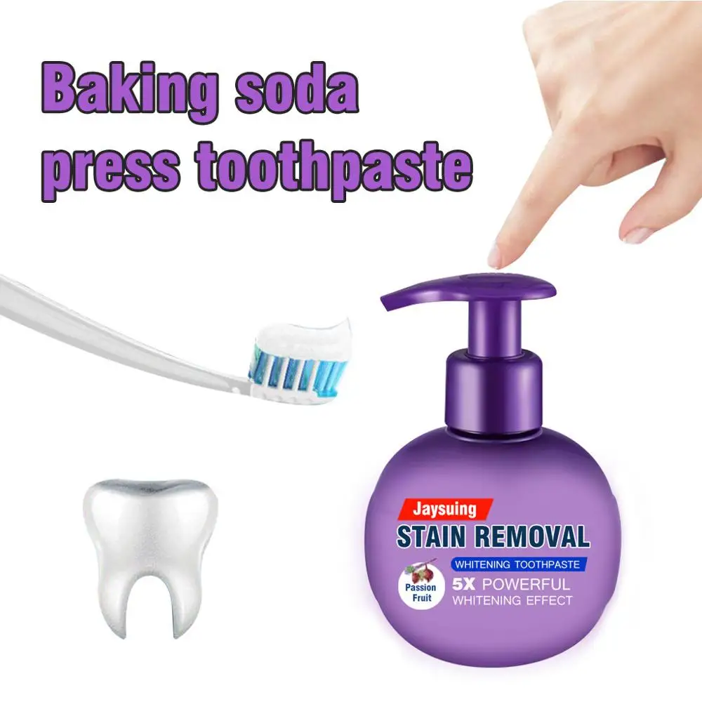 Fashion Pressing Design Toothpaste Fresh Breath Removing Smoke Stains Natural Soda Toothpaste Fight Bleeding Gums Toothpaste
Fashion Pressing Design Toothpaste Fresh Breath Removing Smoke Stains Natural Soda Toothpaste Fight Bleeding Gums Toothpaste