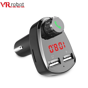VR robot Bluetooth Handsfree Car Kit FM Transmitter Modulator Dual USB Charger Car Audio MP3 Player With TF Card/U Disk play
VR robot Bluetooth Handsfree Car Kit FM Transmitter Modulator Dual USB Charger Car Audio MP3 Player With TF Card/U Disk play