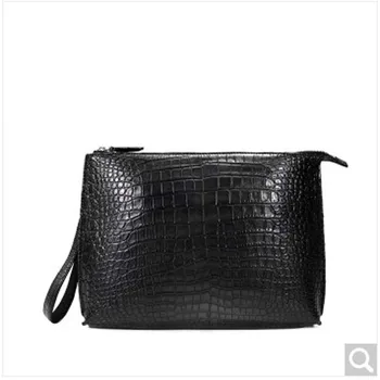 

weitasi new crocodile purse man clutch bag men bag the square envelope crocodile skin belly complete without stitching new