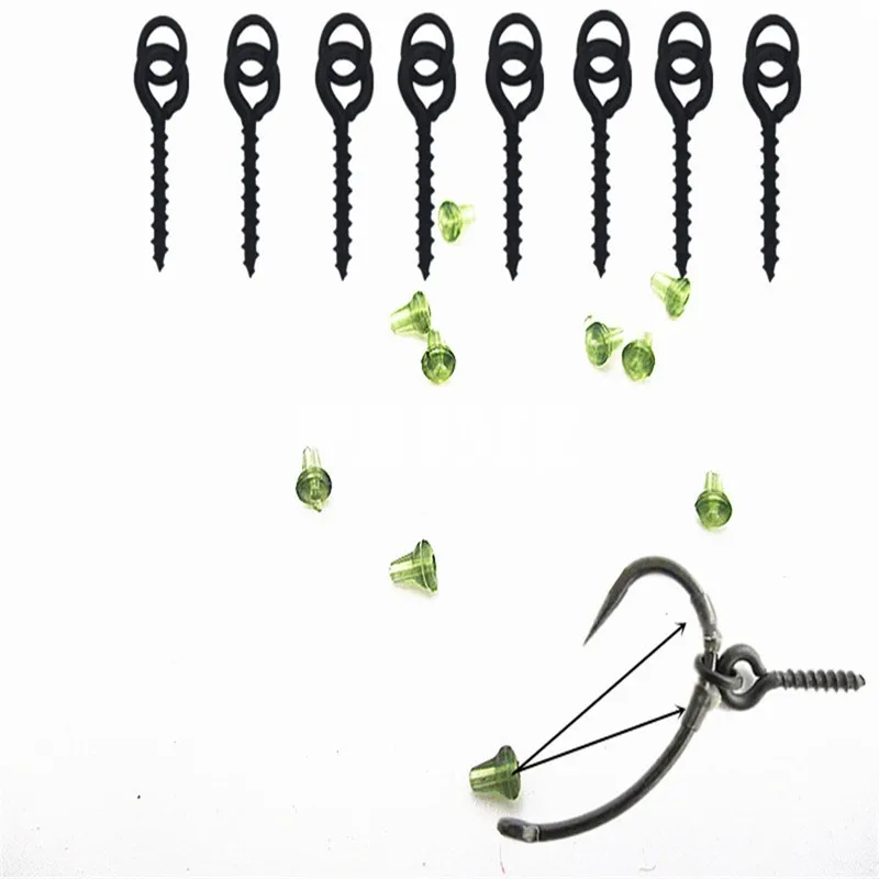 Carp fishing 50pcs Hook stoppers and 25pcs Bait screws with link loop terminal tackle bait holder lures rods spod bomb
Carp fishing 50pcs Hook stoppers and 25pcs Bait screws with link loop terminal tackle bait holder lures rods spod bomb