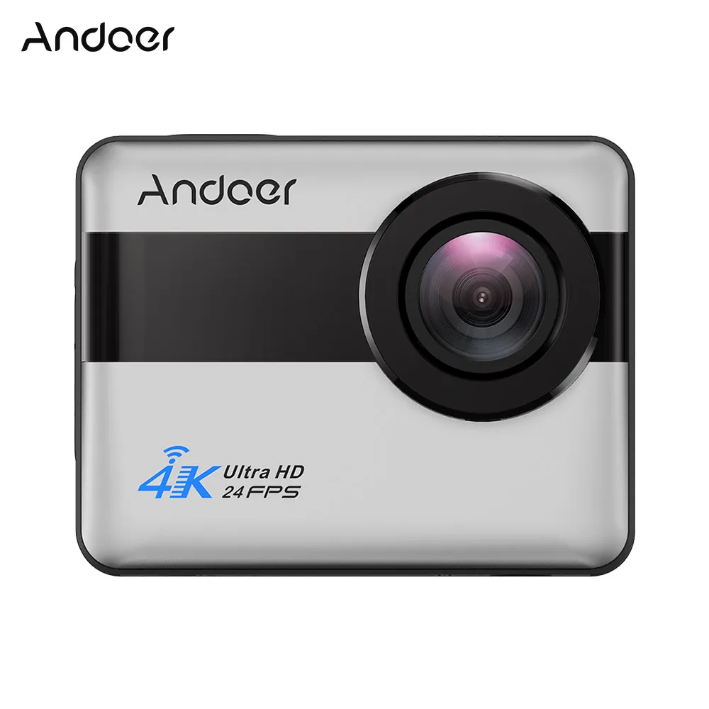 

Andoer 4K WiFi Sports Action Camera 1080P Full HD 20MP Novatek 96660 Chipset Touch Screenmpt with 170 Degree Wide Angle Lens