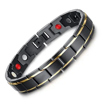 4 in 1 Health Energy Men Bracelet Bangle Germanium Magnet Bangle Pain Relief for Arthritis Magnetic Energy Therapeutic
4 in 1 Health Energy Men Bracelet Bangle Germanium Magnet Bangle Pain Relief for Arthritis Magnetic Energy Therapeutic