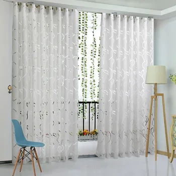 1Pcs Creative Vines Leaves Light Transmission Pattern Curtain Screens Tulle Door Window Curtain Drape Panel Sheer Scarf Valances
1Pcs Creative Vines Leaves Light Transmission Pattern Curtain Screens Tulle Door Window Curtain Drape Panel Sheer Scarf Valances