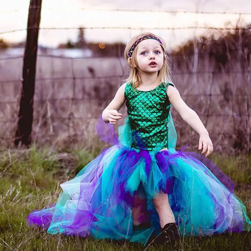 Child Kids Clothing Set Mermaid Tops Bodysuit+Tulle Tutu Handmade Skirts 2Pcs Party Girl Dress Outfits 2-7Y
Child Kids Clothing Set Mermaid Tops Bodysuit+Tulle Tutu Handmade Skirts 2Pcs Party Girl Dress Outfits 2-7Y