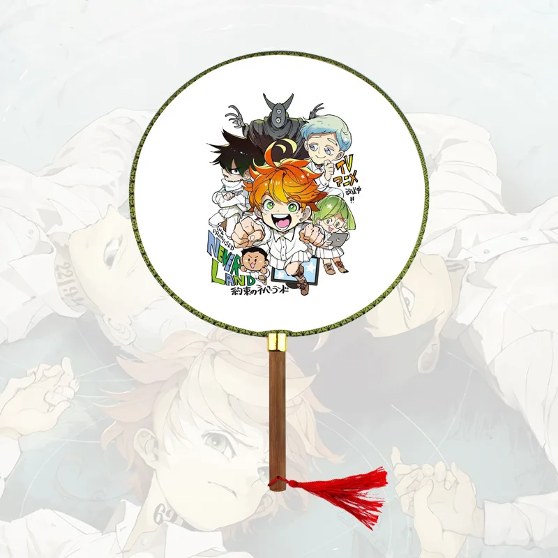 Anime The Promised Neverland Round Bamboo Fans Chinese Classical Traditional Red Tassel Pendant Fan Jewelry
Anime The Promised Neverland Round Bamboo Fans Chinese Classical Traditional Red Tassel Pendant Fan Jewelry
