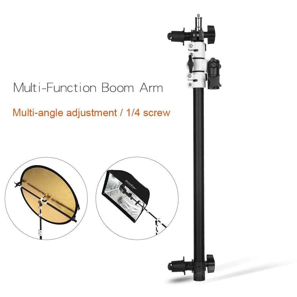 Speedlite Flash Light Reflector Arm Swivel Head Support Holder Bracket with Telescopic Boom Arm for Speedlite Mini Flash Strobe
Speedlite Flash Light Reflector Arm Swivel Head Support Holder Bracket with Telescopic Boom Arm for Speedlite Mini Flash Strobe