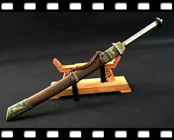 Strong Steel Handle Handmade Chinese Han Tang Kungfu Broadsword Sword Manganese Steel Blade Sharp Can Cut Bamboo Outdoors Knife
Strong Steel Handle Handmade Chinese Han Tang Kungfu Broadsword Sword Manganese Steel Blade Sharp Can Cut Bamboo Outdoors Knife