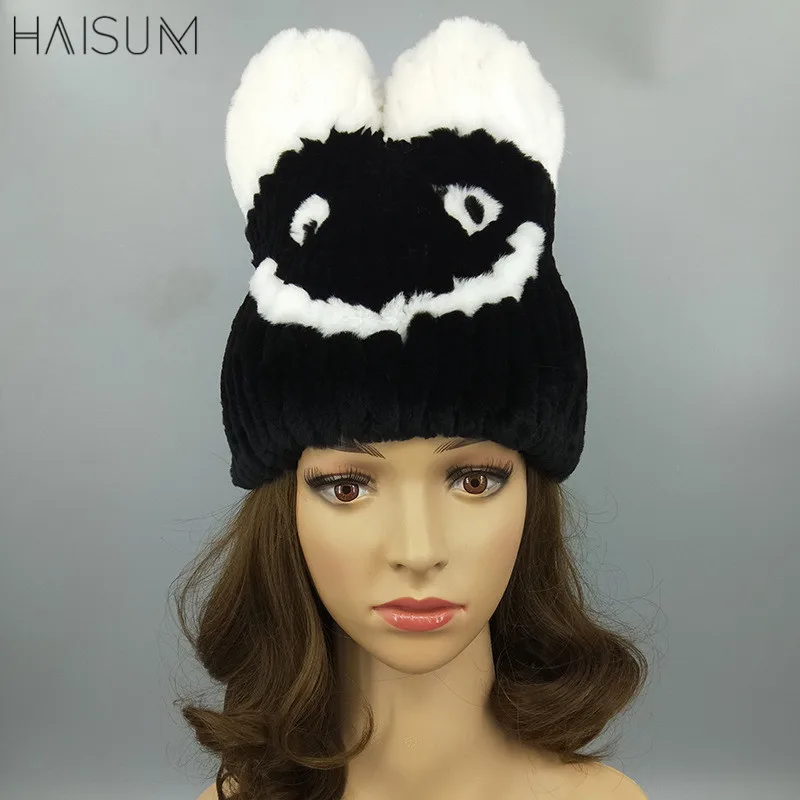 Winter Rex rabbit fur hat warm ear care lovely creative rabbit ear cap elastic knitting hat MZ63
Winter Rex rabbit fur hat warm ear care lovely creative rabbit ear cap elastic knitting hat MZ63