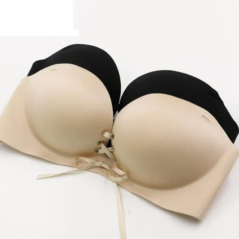 Sexy Strapless Women Bra Invisible Push Up Bra Shape Self-Adhesive Silicone Bust Front Bra Backless support chest seamless bra
Sexy Strapless Women Bra Invisible Push Up Bra Shape Self-Adhesive Silicone Bust Front Bra Backless support chest seamless bra