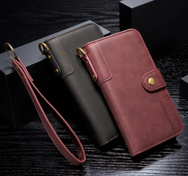 Retro Genuine Leather Hand Strap Holster Flip Wallet Case Card Holder Cover for Huawei P20 Pro P20 Plus P20 Lite Nova 3E Coque
Retro Genuine Leather Hand Strap Holster Flip Wallet Case Card Holder Cover for Huawei P20 Pro P20 Plus P20 Lite Nova 3E Coque