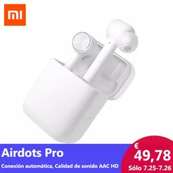 2019 Xiaomi Airdots Pro Наушники-вкладыши TWS с Беспроводной Bluetooth гарнитура с микрофоном Стерео ANC выключатель автоматический пауза нажмите Управлени...