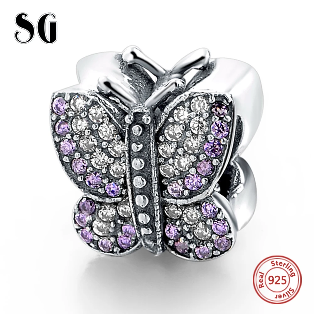 Silver Galaxy Butterfly with Zirconia Fit Authentic European Charm Bracelet Sterling Silver 925 Original Beads For Women Jewelry
Silver Galaxy Butterfly with Zirconia Fit Authentic European Charm Bracelet Sterling Silver 925 Original Beads For Women Jewelry