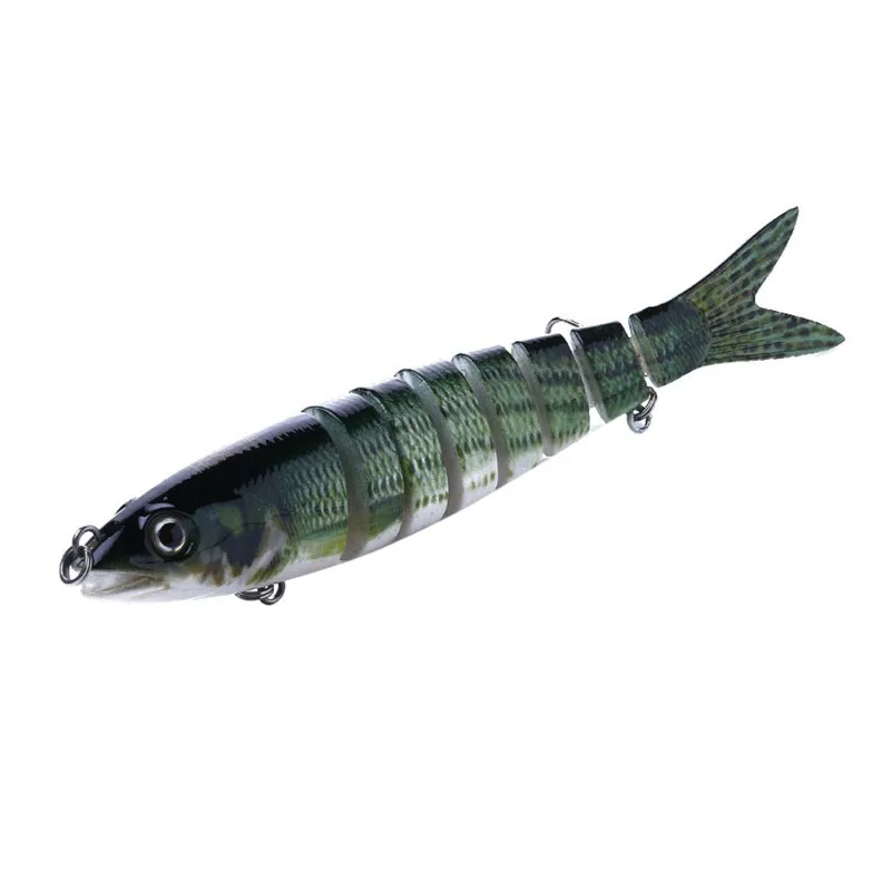 Realistic 2PC 13.6CM Mini Artificial Bait False Multi Joint Fish Shape Hard Lure Fishing Accessories with 6#Hooks
Realistic 2PC 13.6CM Mini Artificial Bait False Multi Joint Fish Shape Hard Lure Fishing Accessories with 6#Hooks