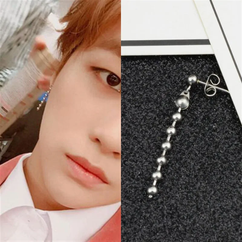 Korean Star KPOP DNA V 1pc stainless steel Beads Jewelry Bangtang Boys Earrings Suga Ear Stud Earrings For Women Men
Korean Star KPOP DNA V 1pc stainless steel Beads Jewelry Bangtang Boys Earrings Suga Ear Stud Earrings For Women Men