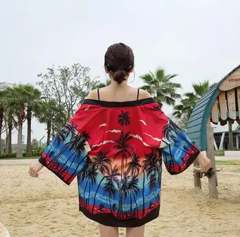 Japanese Summer Kimono Coat Cardigan Three Quarter Sleeve Kimono Woman Man Loose Beach Outer Garment
Japanese Summer Kimono Coat Cardigan Three Quarter Sleeve Kimono Woman Man Loose Beach Outer Garment