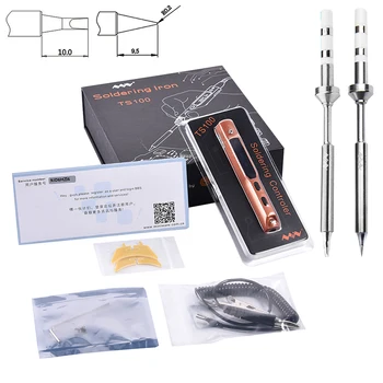 TS100 Full Set Intelligent Programmable Electric Soldering Iron Digital LCD Mini Soldering Iron Control Terminal BC2+I K+I D24+I
TS100 Full Set Intelligent Programmable Electric Soldering Iron Digital LCD Mini Soldering Iron Control Terminal BC2+I K+I D24+I