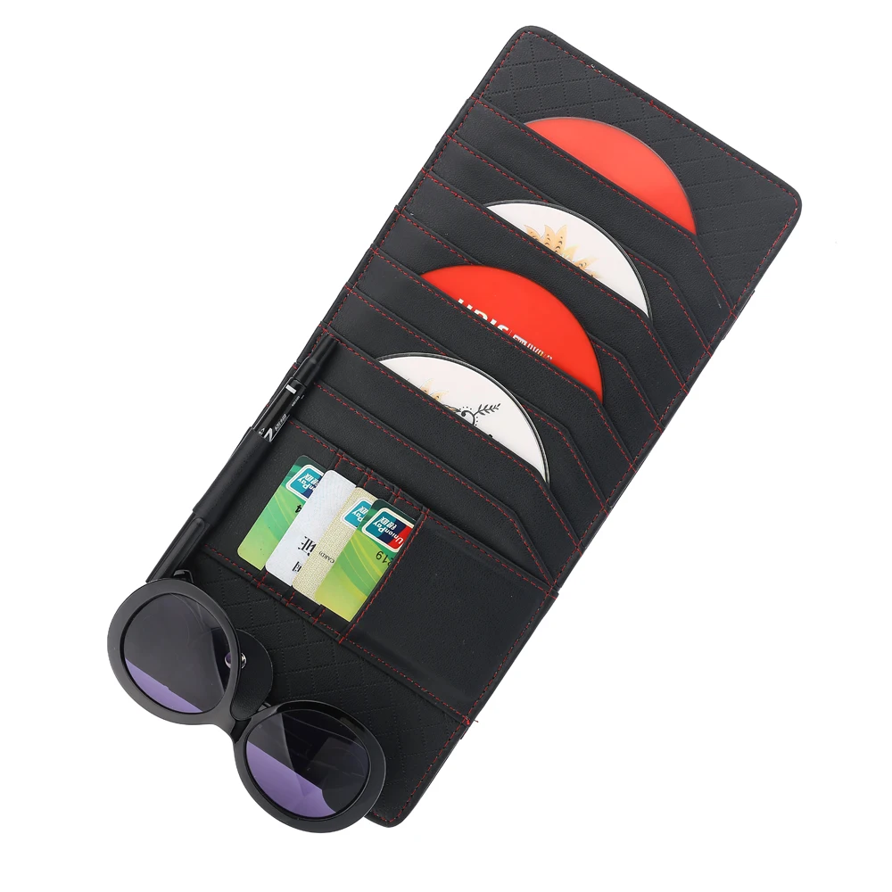 Car Styling Interior Accessories Universal Multi-functional Car Sun Visor Glasses Clip CD Folder Card Holder Stowing Tidying
Car Styling Interior Accessories Universal Multi-functional Car Sun Visor Glasses Clip CD Folder Card Holder Stowing Tidying