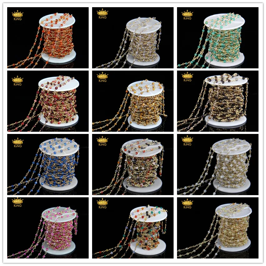 16 Color for Choice Wholesale 5M Fashion Wire Wrapped Rosary Chain,Faceted 4mm Round Beaded Chain Necklace Bracelet LT40-2
16 Color for Choice Wholesale 5M Fashion Wire Wrapped Rosary Chain,Faceted 4mm Round Beaded Chain Necklace Bracelet LT40-2