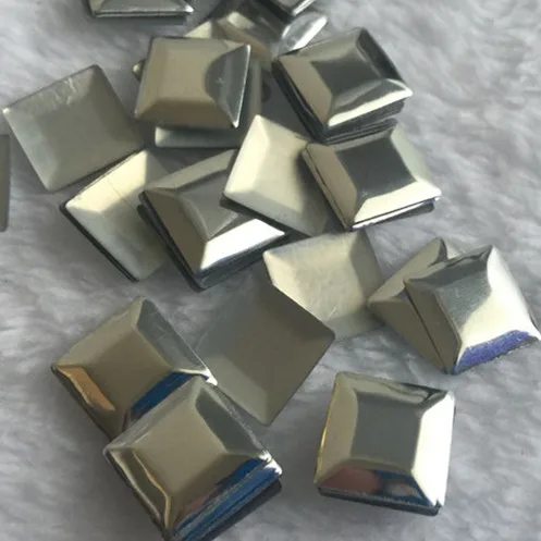 50PCS 10mm Square Silver Aluminum Rhinestuds Hotfix Iron On Glue On Nailheads DIY Panel Pressing Flat Back Metal Spikes Studs
50PCS 10mm Square Silver Aluminum Rhinestuds Hotfix Iron On Glue On Nailheads DIY Panel Pressing Flat Back Metal Spikes Studs