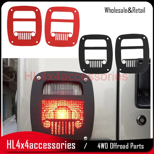 New LOGO Face Rear Tail Light Protector Guards Cover For Jeep Wrangler Rubicon TJ YJ 1987-2006 Taillight Guard Lamp Hoods
New LOGO Face Rear Tail Light Protector Guards Cover For Jeep Wrangler Rubicon TJ YJ 1987-2006 Taillight Guard Lamp Hoods