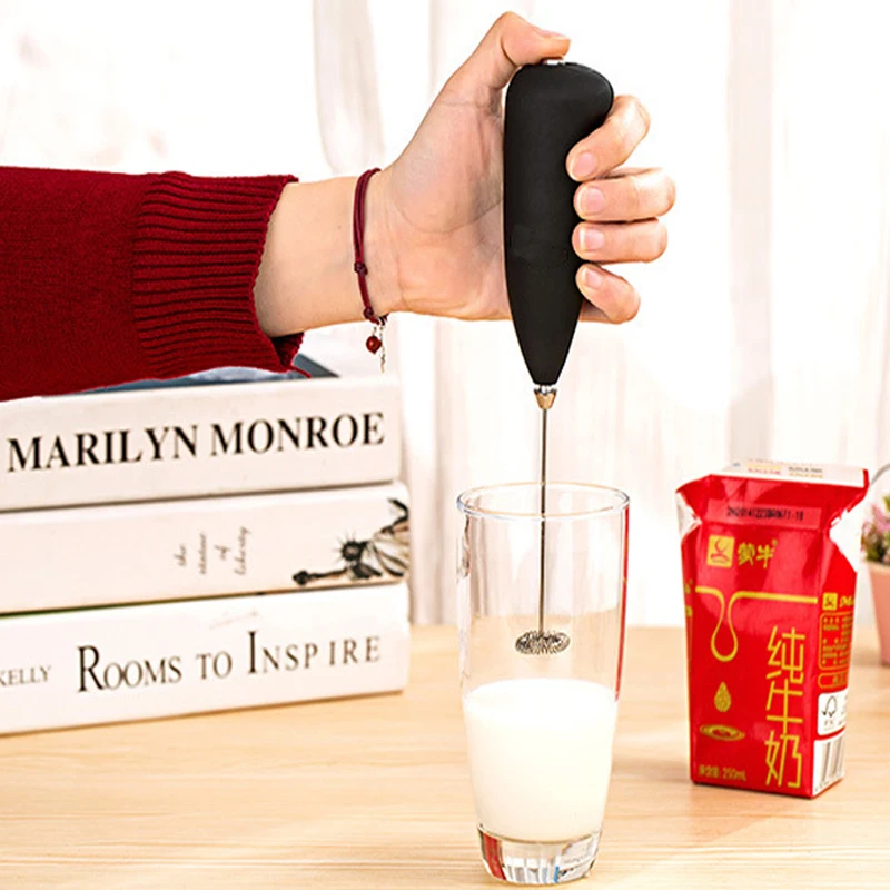 Mini coffee automatic milk mixer frosted handle Kitchen tools blender Originality of handheld electric spray stainless steel
Mini coffee automatic milk mixer frosted handle Kitchen tools blender Originality of handheld electric spray stainless steel