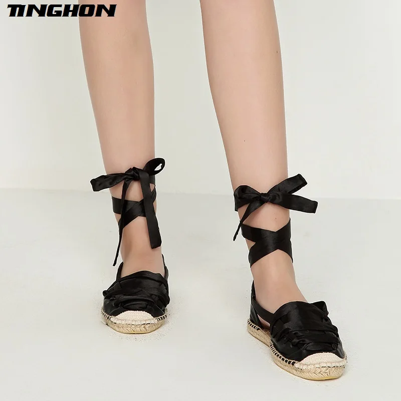 TINGHON NEW Fashion Casual Espadrilles Ribbon Bangle Rome Flat Women Spring Slip on Fishermen Hemp Rope Shoe
TINGHON NEW Fashion Casual Espadrilles Ribbon Bangle Rome Flat Women Spring Slip on Fishermen Hemp Rope Shoe
