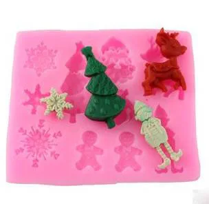 Silicone fondant cake mold chocolate mold bakeware cake decorated snowflake deer Santa Claus food silicone mold
Silicone fondant cake mold chocolate mold bakeware cake decorated snowflake deer Santa Claus food silicone mold