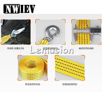 NWIEV Car Trailer Rope 3 Tons 3 Meters For Alfa Romeo Mazda 3 6 CX-5 Mitsubishi Lancer Asx Jeep Renegade Wrangler Grand Cherokee
NWIEV Car Trailer Rope 3 Tons 3 Meters For Alfa Romeo Mazda 3 6 CX-5 Mitsubishi Lancer Asx Jeep Renegade Wrangler Grand Cherokee