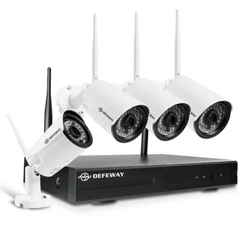 DEFEWAY 8CH HD NVR Wireless CCTV Security Camera System with H.265+ Wifi 4 x 1080P 2.0mp IP Indoor Outdoor Camera CCTV DIY Kits
DEFEWAY 8CH HD NVR Wireless CCTV Security Camera System with H.265+ Wifi 4 x 1080P 2.0mp IP Indoor Outdoor Camera CCTV DIY Kits