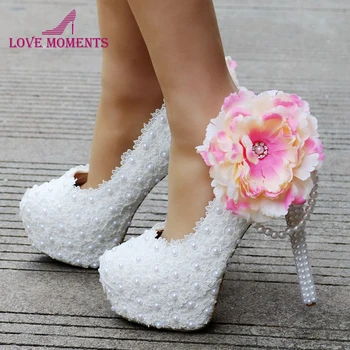 White Lace Flower Wedding Shoes High Stiletto Heel Formal Dress Shoes Bride Banquet Party Shoes Special Event Pumps Appliques
White Lace Flower Wedding Shoes High Stiletto Heel Formal Dress Shoes Bride Banquet Party Shoes Special Event Pumps Appliques