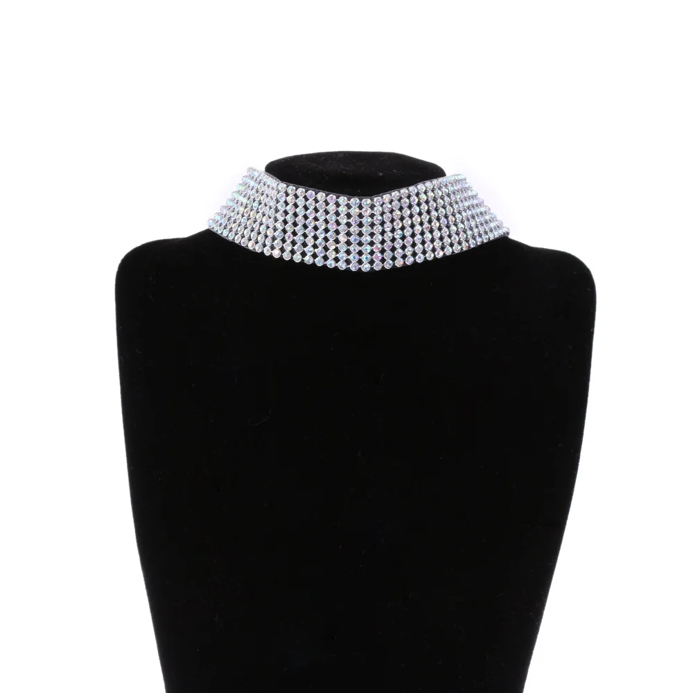 1 pc Fashion Women White/Multi-color Crystal Rhinestone Choker Necklace Wedding Jewelry
1 pc Fashion Women White/Multi-color Crystal Rhinestone Choker Necklace Wedding Jewelry