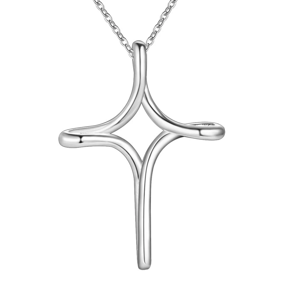 Wholesale silver plated charm jewelrys Necklace,free shipping 925 stamped fashion jewelry pendant Three-dimensional cross AN288
Wholesale silver plated charm jewelrys Necklace,free shipping 925 stamped fashion jewelry pendant Three-dimensional cross AN288