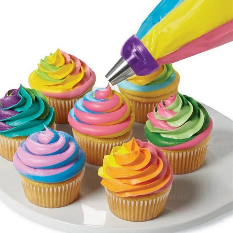 3 Color Cake Decorating Tools Icing Piping Cream Pastry Bag&Nozzle Converter
3 Color Cake Decorating Tools Icing Piping Cream Pastry Bag&Nozzle Converter
