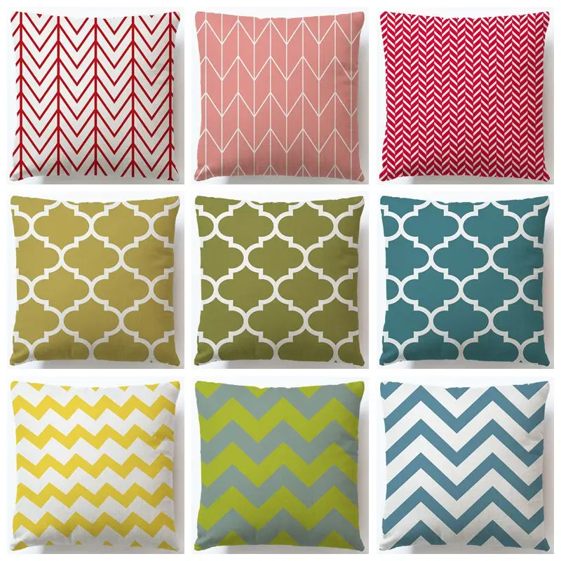 Colorful Geometric Pattern Cotton Linen Throw Pillow Cushion Cover Car Home Sofa Decorative Pillowcase
Colorful Geometric Pattern Cotton Linen Throw Pillow Cushion Cover Car Home Sofa Decorative Pillowcase