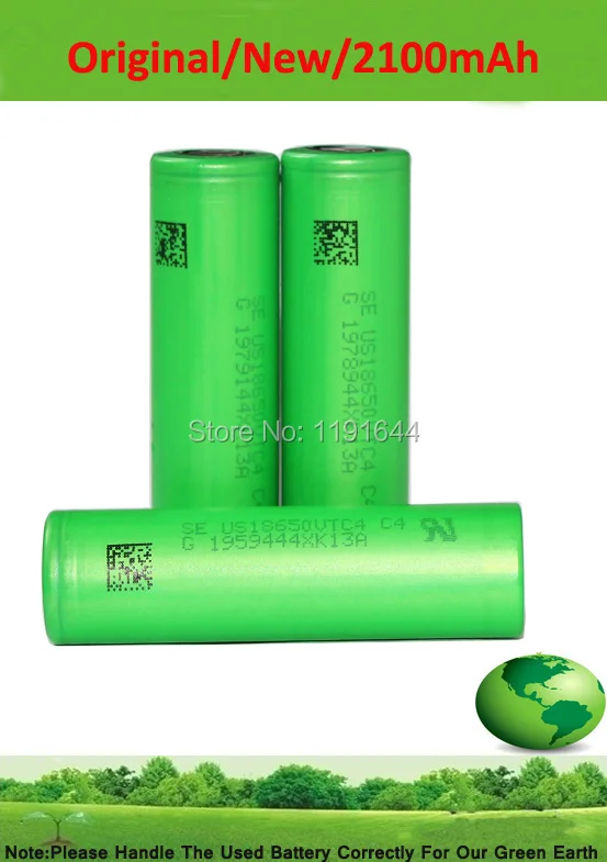 Free shipping!! 20PCS/LOT 100% Original 3.6V 18650 US18650 VTC4 2100mAh Continuous 30A battery for sony
Free shipping!! 20PCS/LOT 100% Original 3.6V 18650 US18650 VTC4 2100mAh Continuous 30A battery for sony