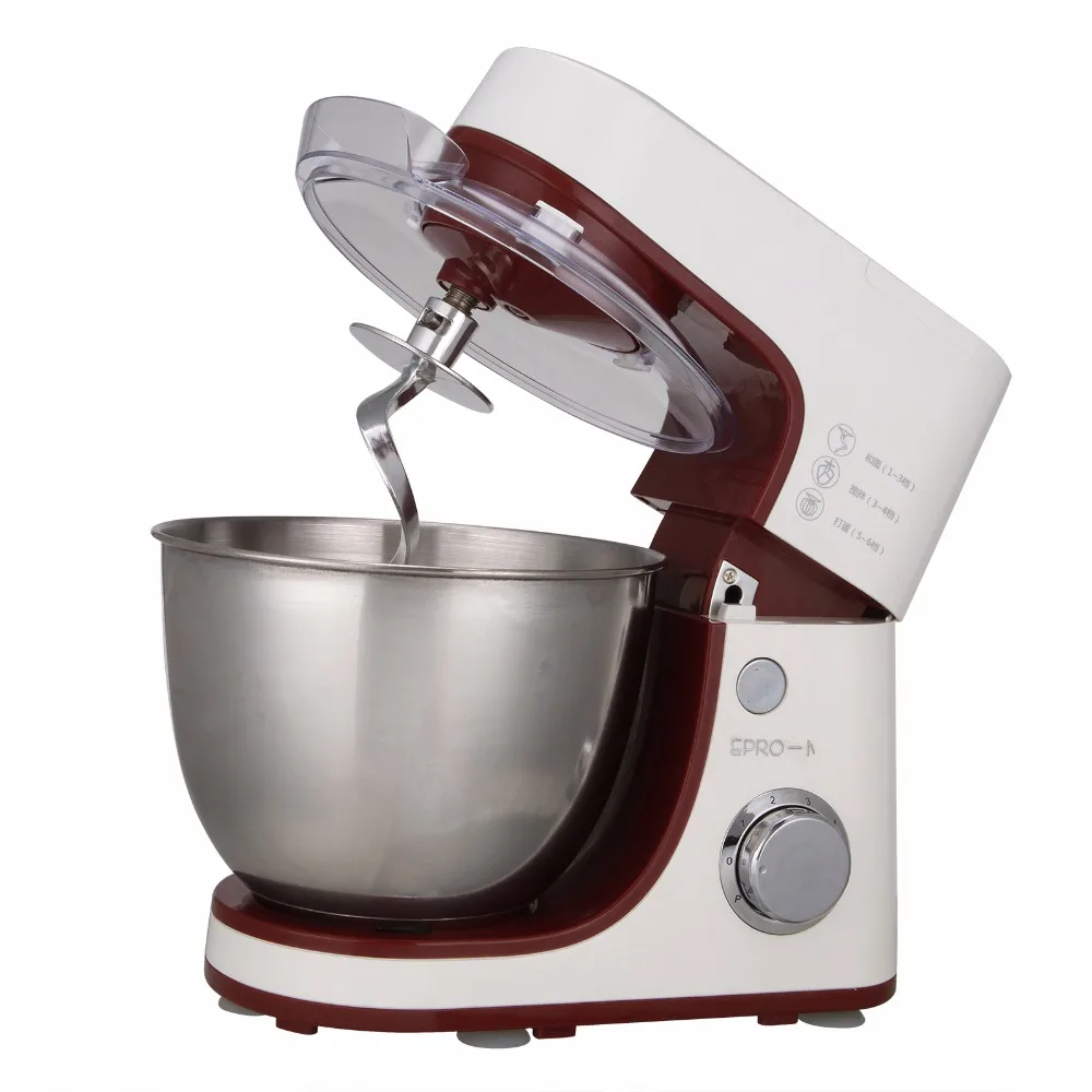 Image BESTWELL 600W 220V Electric Professional Dough Mixer Stand Food Mixer Flour Eggs Bread Milkshake Blenders 4.2 L Food Mixer