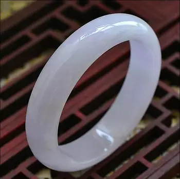 Myanmar ice waxy kind of jade A cargo jade bracelet violet jade bracelet 55MM 00015
Myanmar ice waxy kind of jade A cargo jade bracelet violet jade bracelet 55MM 00015